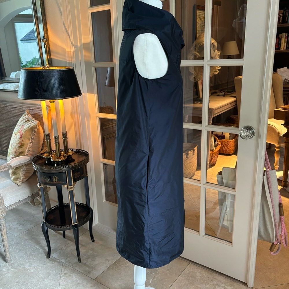 COS Sleeveless Navy Button Front Shift -Sz 4 - Picture 4 of 11
